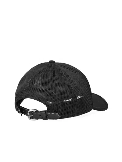 Coach Cu355blk Embroidered Logo Baseball Cap In Black