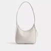 Coach Curve Zip Bag In Signature Jacquard In White