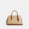 COACH DARCIE CARRYALL IN BLOCKED SIGNATURE CANVAS