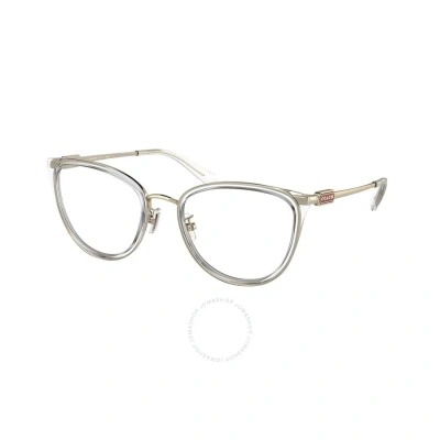 Coach Demo Cat Eye Ladies Eyeglasses Hc5146 9428 54 In Gold