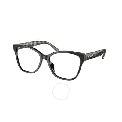 Coach Demo Cat Eye Ladies Eyeglasses Hc6207u 5002 52 In Black