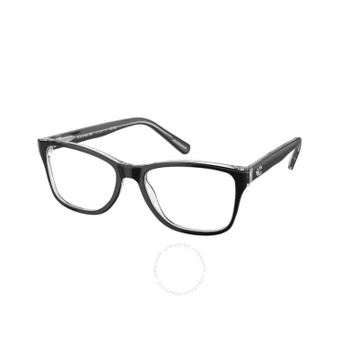 Coach Demo Rectangular Ladies Eyeglasses Hc6129 5728 52 In Black