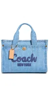 Coach Denim Cargo Tote 26 B4/indigo In B4/indigo