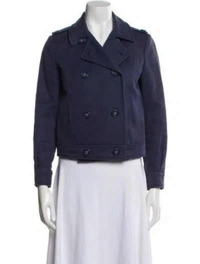 Pre-owned Coach Denim Jacket In Blue