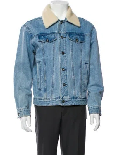 Pre-owned Coach Denim Jacket In Blue