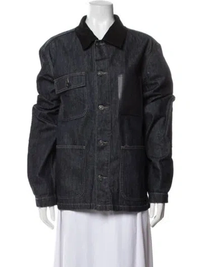 Pre-owned Coach Denim Jacket In Blue