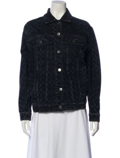 Pre-owned Coach Denim Jacket In Multi