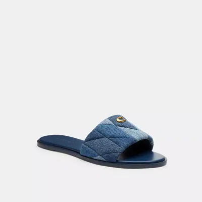 COACH HOLLY SANDAL WITH QUILTING