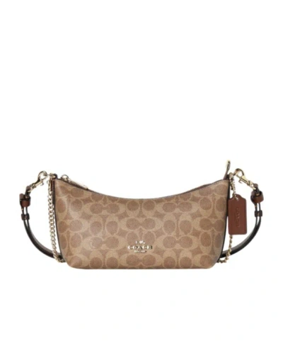 Coach Detachable Shoulder Strap Shoulder Bag In Brown