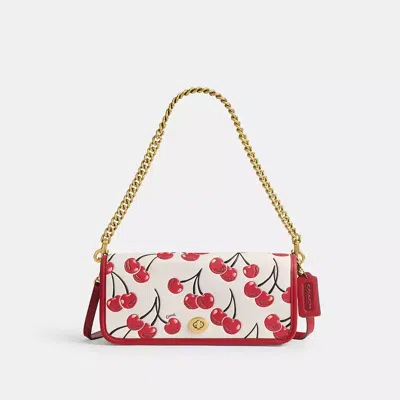 Coach Dinky Tasche Mit Kirschprint In Red