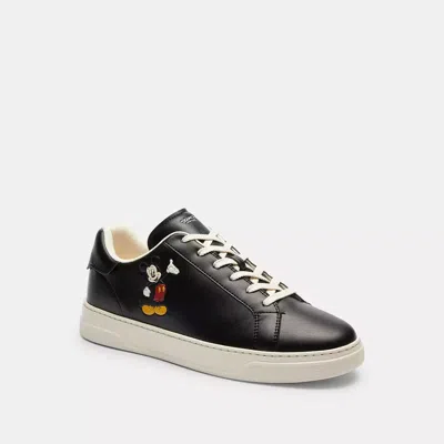 Coach Disney X  High Line Sneaker With Mickey Mouse In Black