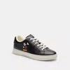 Coach Disney X  High Line Sneaker With Mickey Mouse In Black