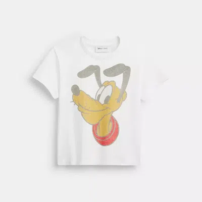 Coach Disney X  Pluto 90's Fit T-shirt In White