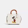 Coach Disney X  Rogue Bag 25 With Mickey Mouse In Brass/chalk Multi