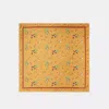 Coach Disney X  Silk Square Scarf With Mickey Mouse And Friends In Honey Brown