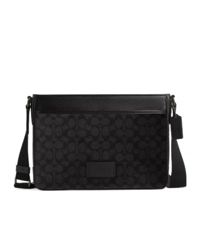 Coach District Crossbody Bag In Black