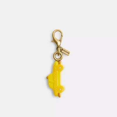 Coach Diy Taxi Charm In Yellow