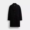 Coach Doppelseitiger Mantel Aus Wolle In Black