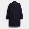 Coach Double Faced Wool Coat In Animal Print