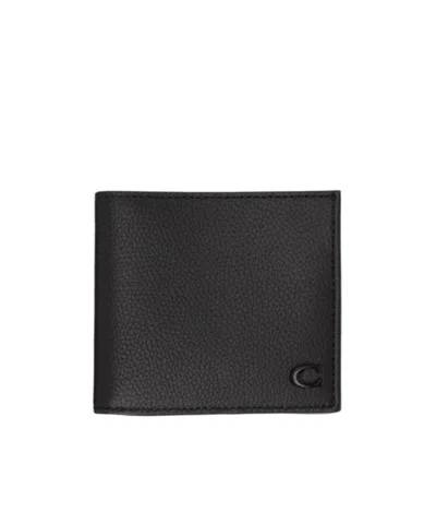Coach Double-folded Wallet In Black