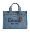 Coach Cargo Tote Bag Adaptable Handles In Blue