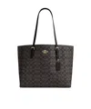 Coach Double Handle Shoulder Bag In Black