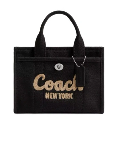 COACH COACH CARGO LOGO FLOCKED TOTE BAG