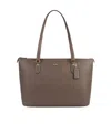Coach Double Handle Shoulder Bag In Brown