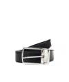 Coach Double-sided Buckle Belt In Black