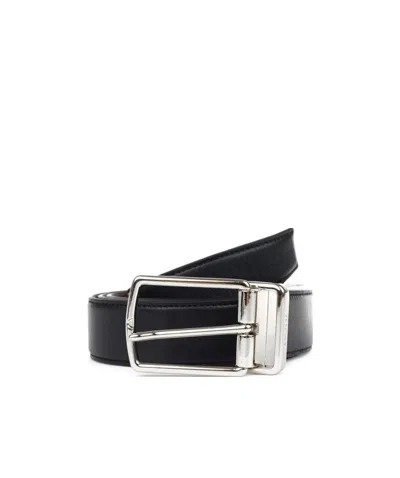 Coach Double-sided Buckle Belt In Black
