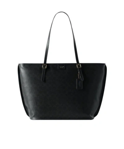 Coach Double-handled Shoulder Bag In Black