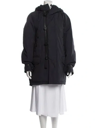 Pre-owned Coach Down Coat In Blue