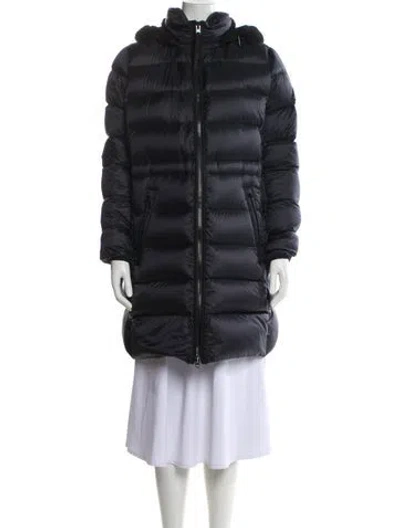 Pre-owned Coach Down Coat In Gray