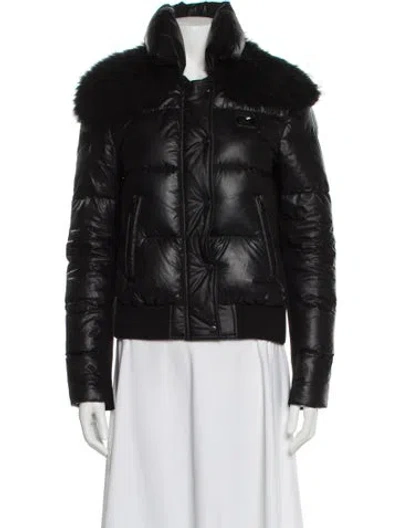 Pre-owned Coach Down Jacket In Black