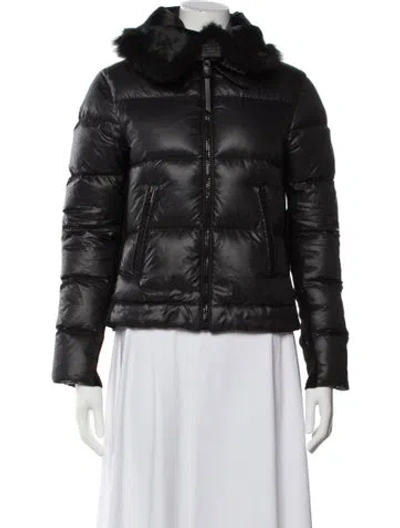 Pre-owned Coach Down Jacket In Black