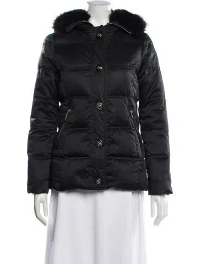Pre-owned Coach Down Jacket In Black