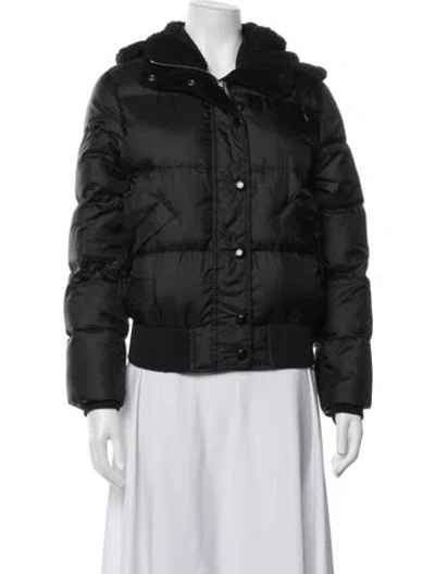 Pre-owned Coach Down Jacket In Black
