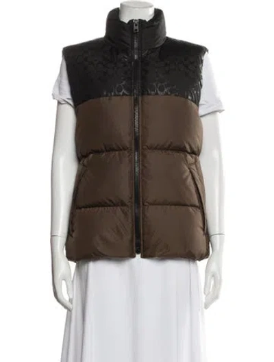 Pre-owned Coach Down Jacket In Multi