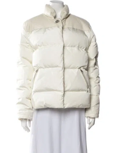 Pre-owned Coach Down Jacket In Neutrals