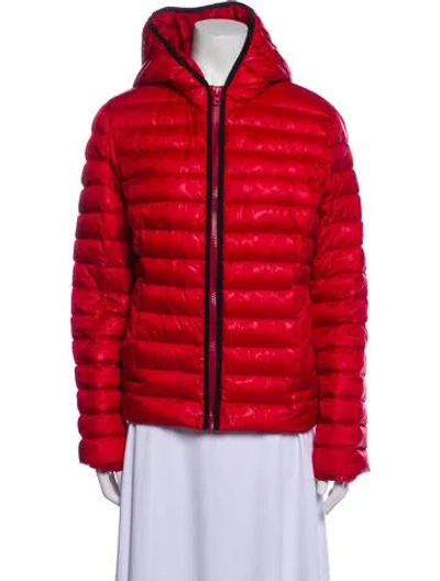 Pre-owned Coach Down Jacket In Red