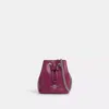 Coach Drawstring Wristlet In Pink