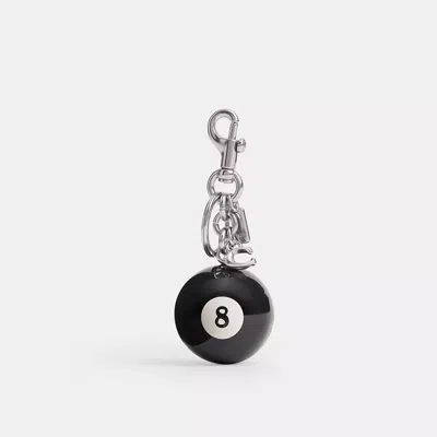 Coach Eight Ball Bag Charm In Multi