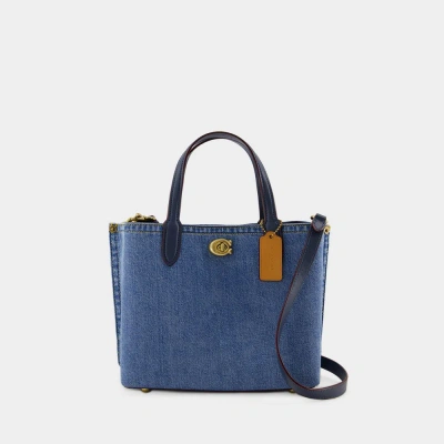 Coach Willow 24 Shopper Bag -  - Canvas - Blue