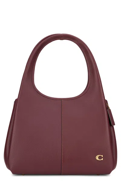 Coach Elegant Curvy Mini Handbag In Burgundy