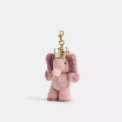 Coach Elie With Crown Bag Charm In Shearling
