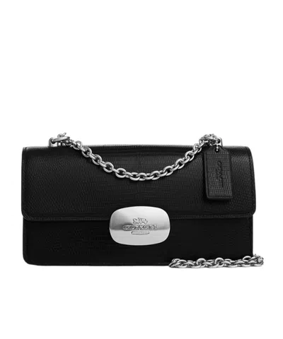 Coach Eliza Flip Crossbody Bag In Black