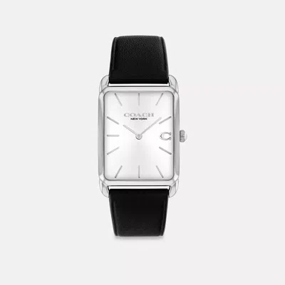Coach Elliot Watch, 32mm X 26mm In Black