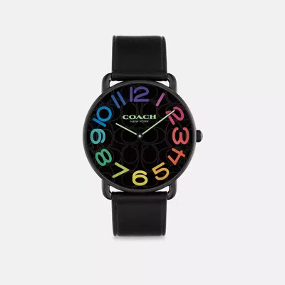 Coach Elliot Watch, 41mm In Black