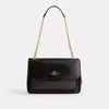 Coach Elodie Crossbody Bag In Signature Canvas In Black