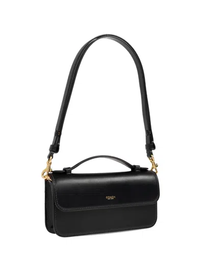 Coach Elora Detachable-strap Top-handle Tote Bag In Black